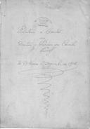 Relatório de Contas, 1906.