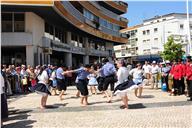 Rancho Etnográfico "Os Pescadores da Costa da Caparica" nas celebrações do 25 de abril.