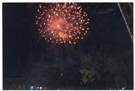 Fogo de artifício na Praça da Liberdade, Almada.