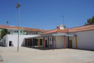 Obras de construção do Jardim de Infância da Escola Básica do Primeiro Ciclo n.º 1 do Feijó.  