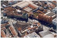 Fotografia aérea do concelho de Almada.