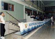 Fotografias de prova de natação, na piscina da S.F.U.A.P..